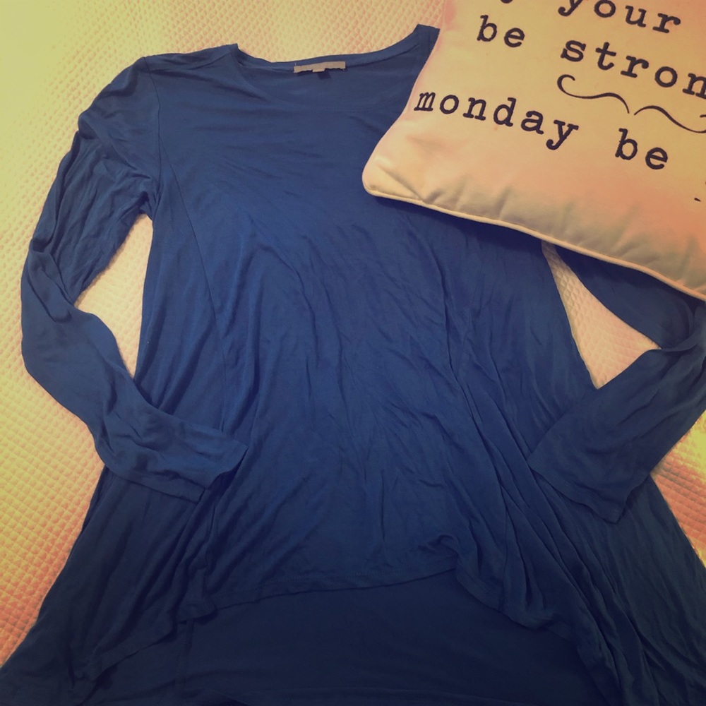 Royal Blue is tee by Joan Vass